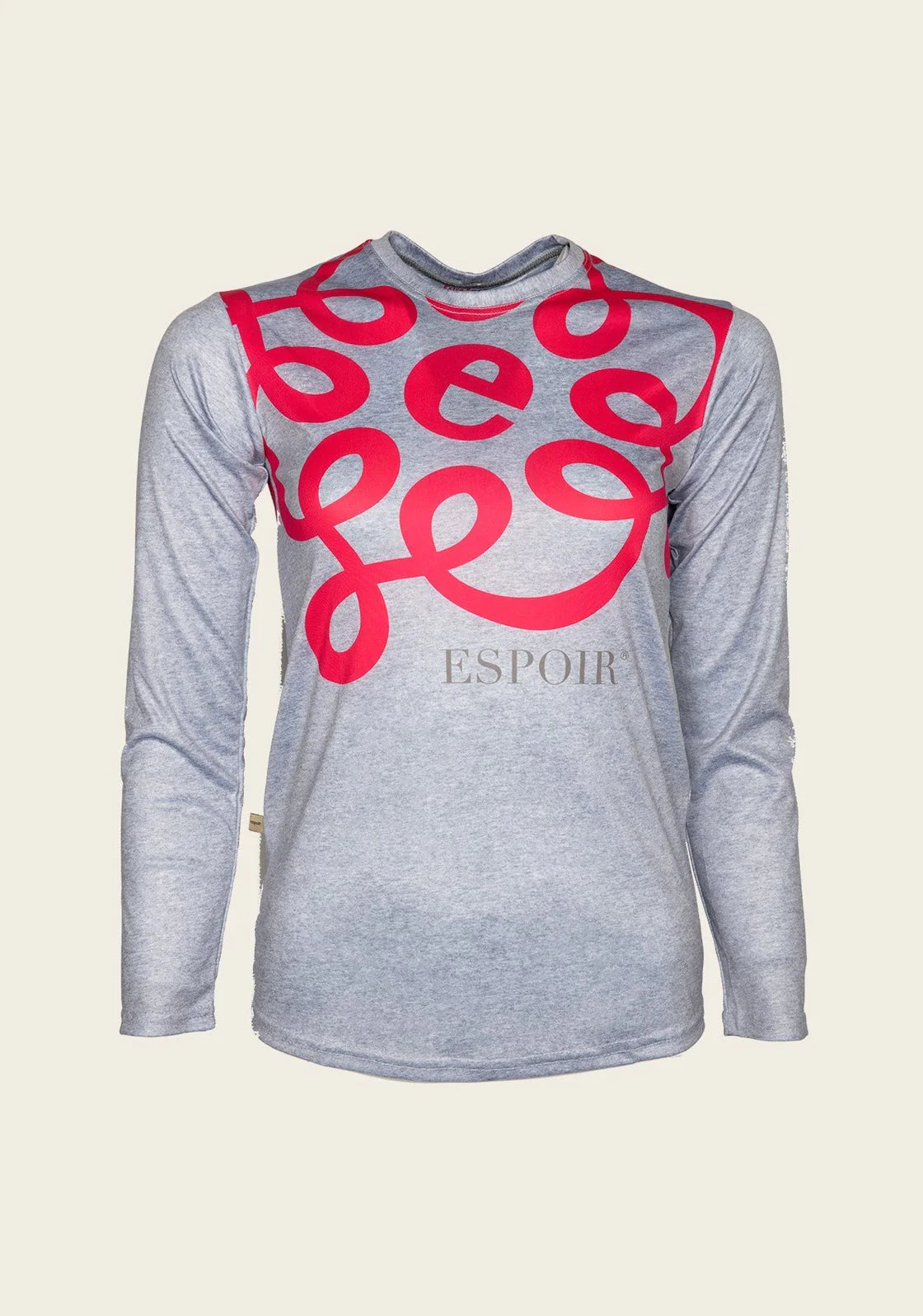 Espoir Lumiere Hot Pink Long Sleeve T-Shirt Grey
