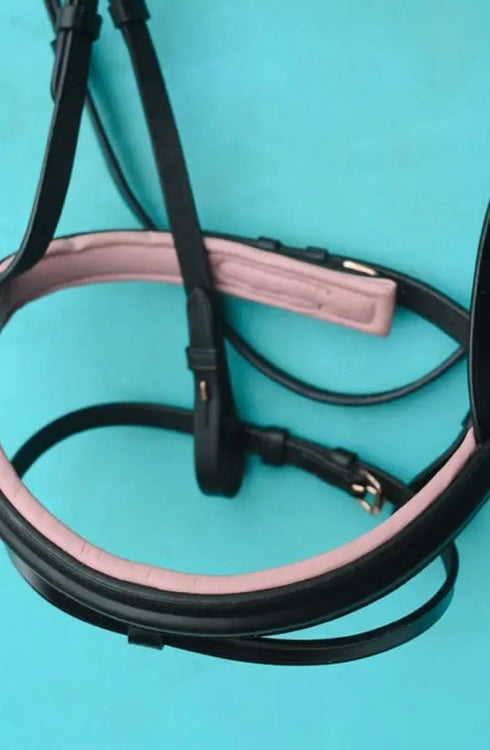 Rose Gold Dressage Bridle