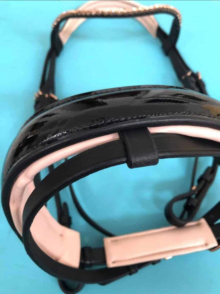 Rose Gold Dressage Bridle