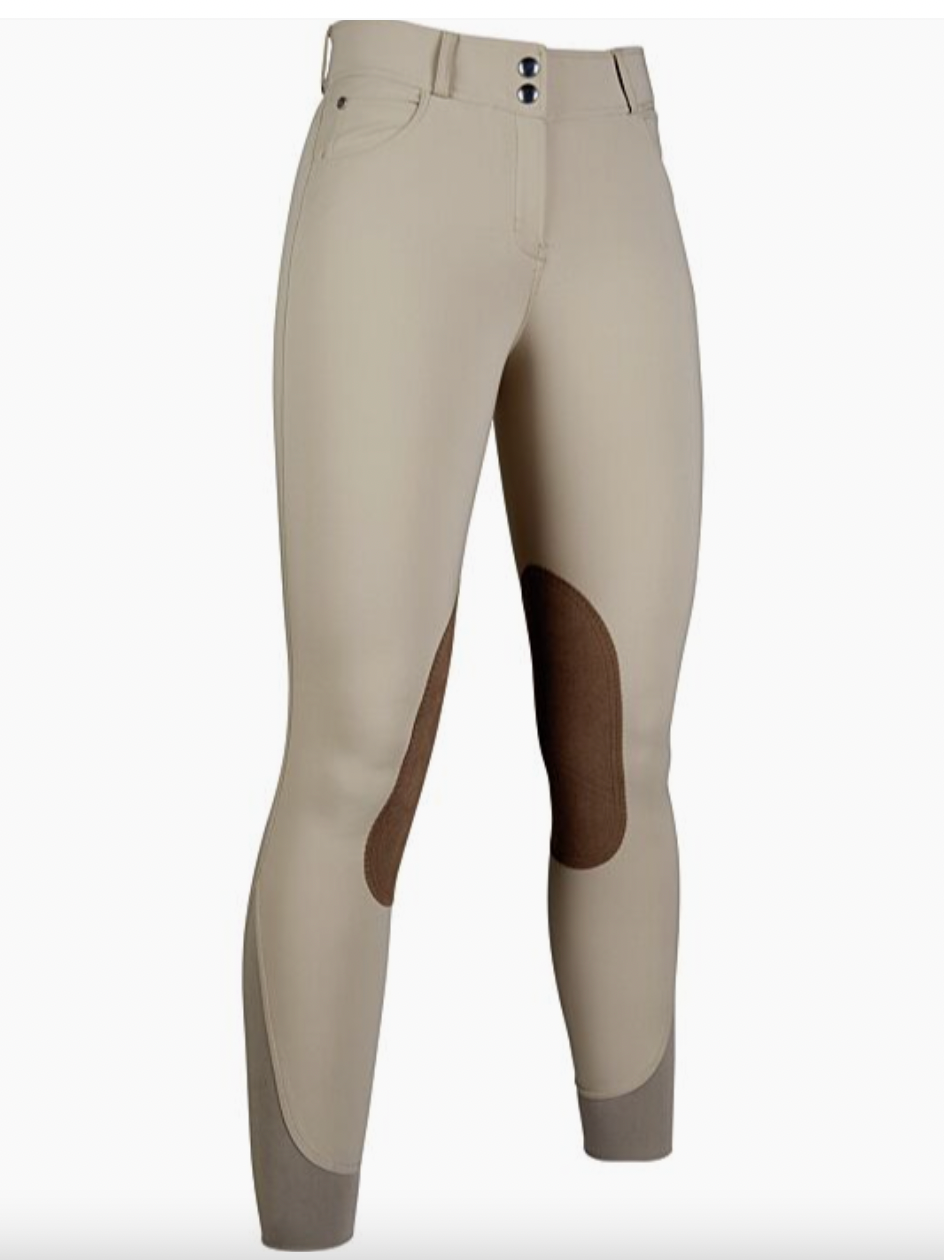 HKM Hunter Knee Patch Breech - Tan