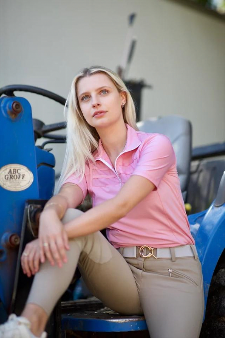 Equisite Elaine Sun Shirt - Pink