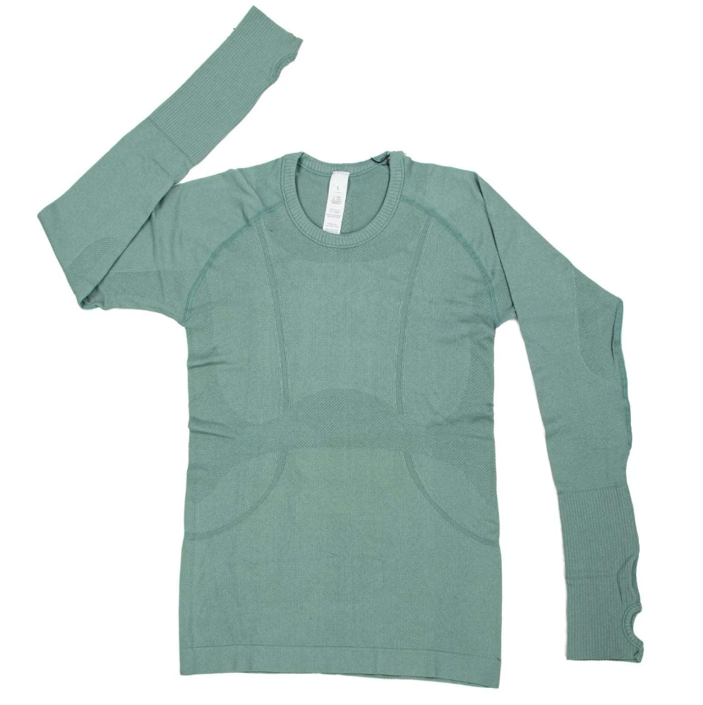 Equitation Seamless Shirt - Jade Long Sleeve