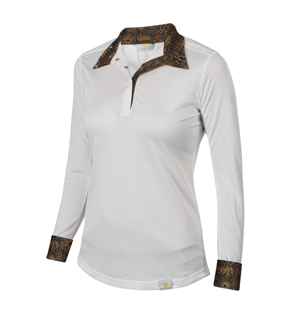 Aubrion Kids Show Shirt - Dark Bloom
