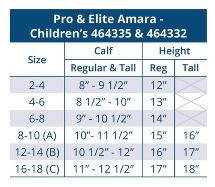 Ovation Elite Amara Half Chaps Black - Child