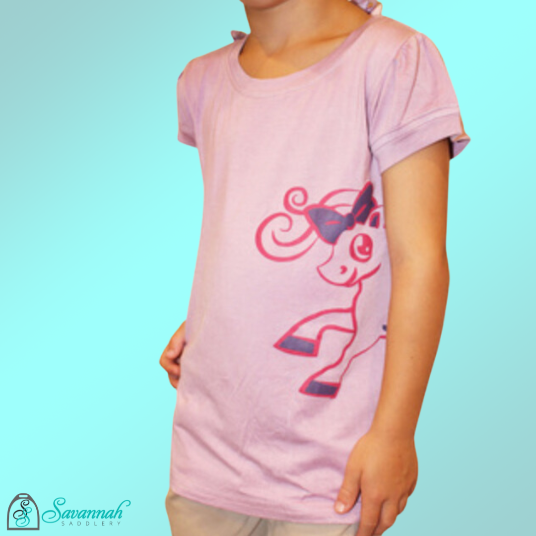 Belle Kids Pony Logo Tee