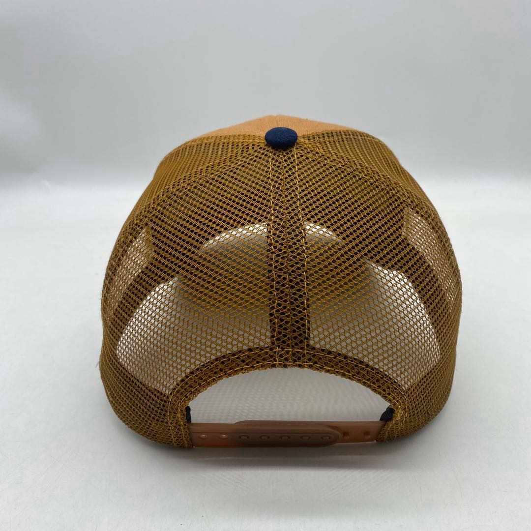 RIDE Equestrian Snaffle Bit Baseball SnapBack Cap Navy Brown