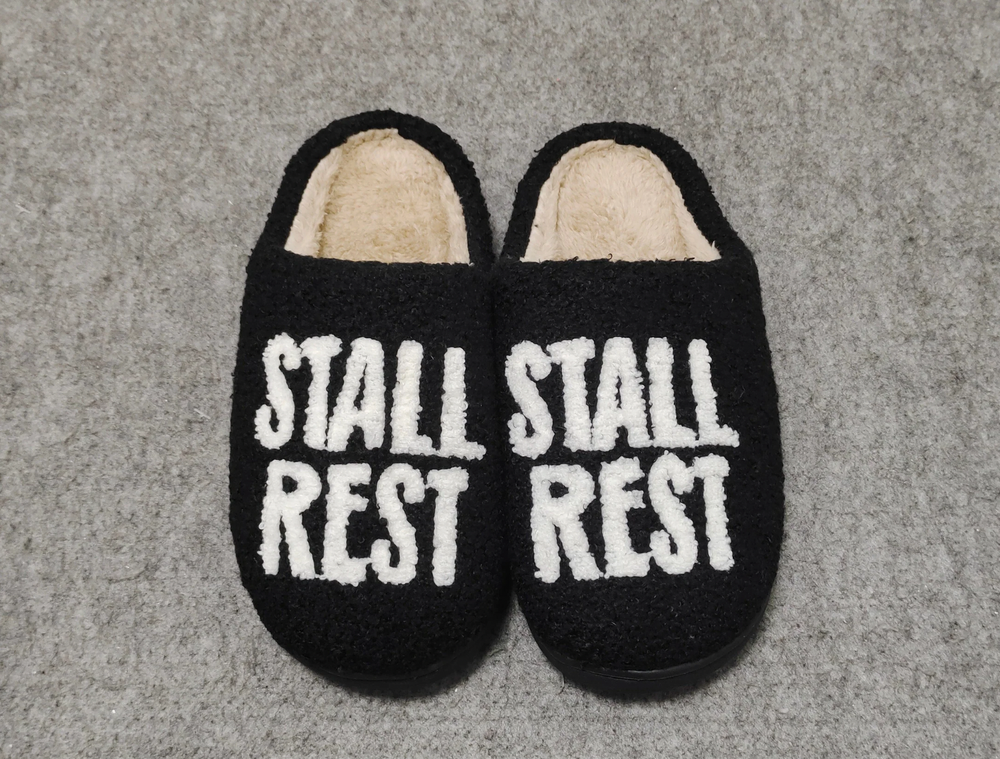 Stall Rest Slippers - BLACK