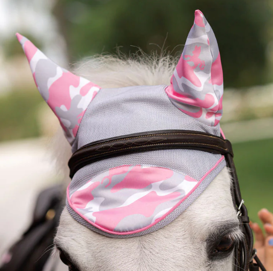 Pink Camo Pony Bonnet