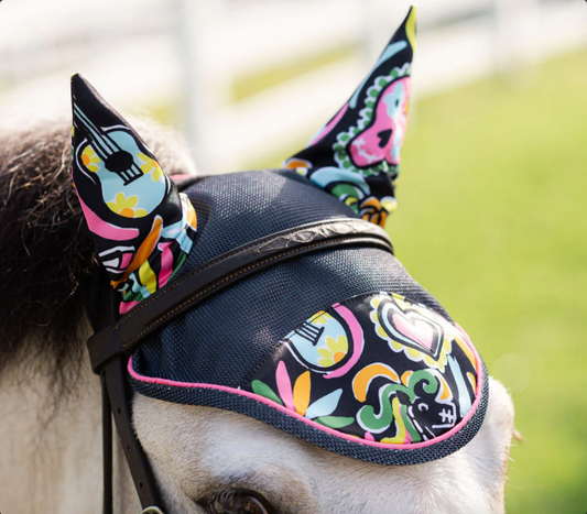 Day of the Dead Pony Bonnet