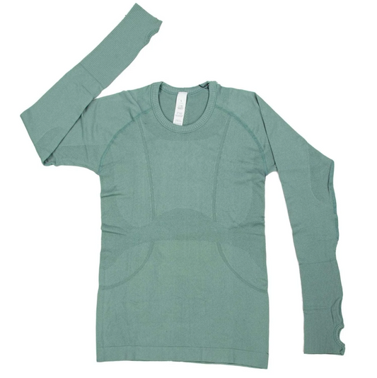 Equitation Tech Shirt - Jade Long Sleeve