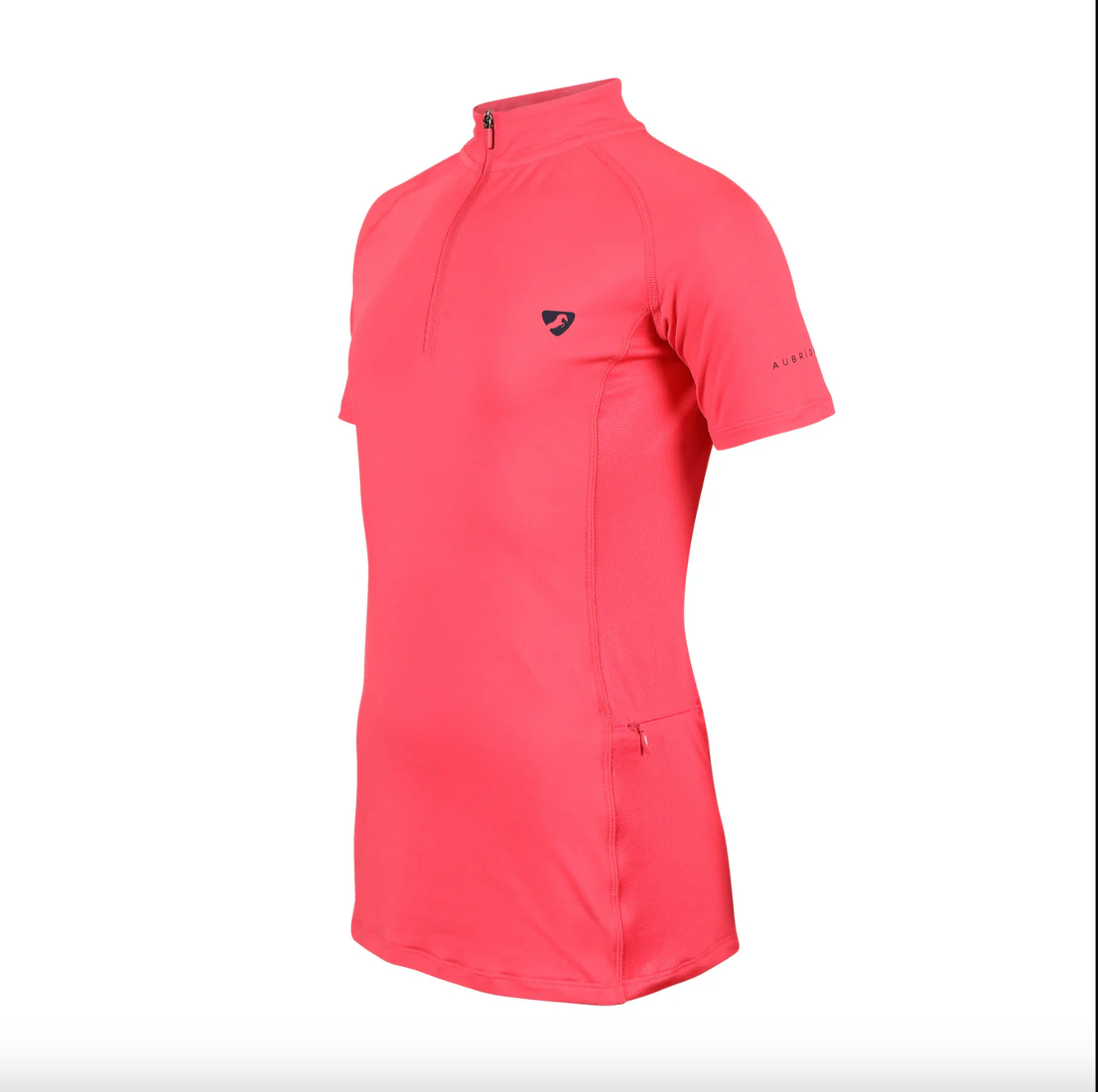 Aubrion Revive Coral Short Sleeve Sun Shirt - Youth