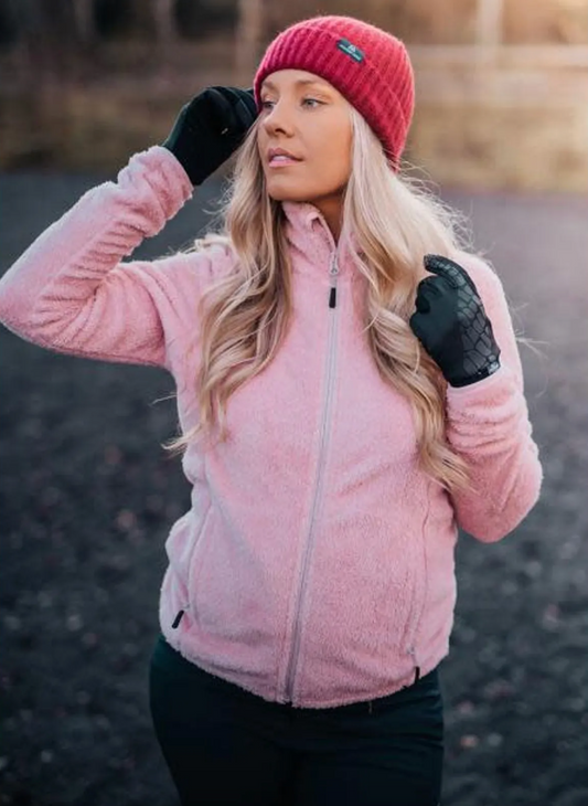 Mountain Horse Fuzzy Fleece Top - Pink