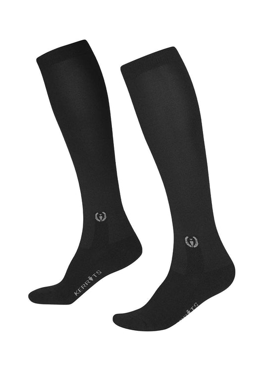 Kerrits Dual Zone Boot Socks: BLACK